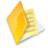 Folder documents yellow